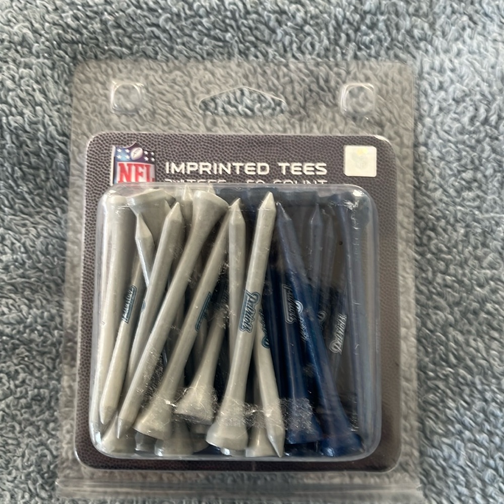 Imprinted patriot golf tees